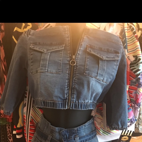 Blue jean two piece set - Picture 4 of 4